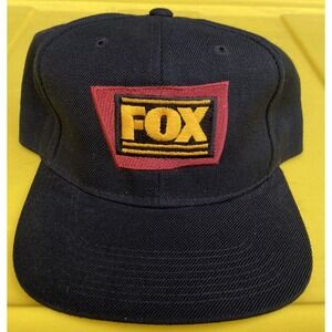 Vintage 90s Fox 56 For Your Generation Ace Snapback Hat Cap Wool Blend